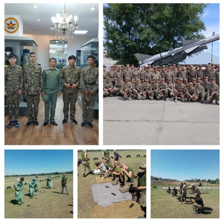 10 сынып ер балаларына 5 күндік оқу-жаттығу далалық жиыны өткізілді.