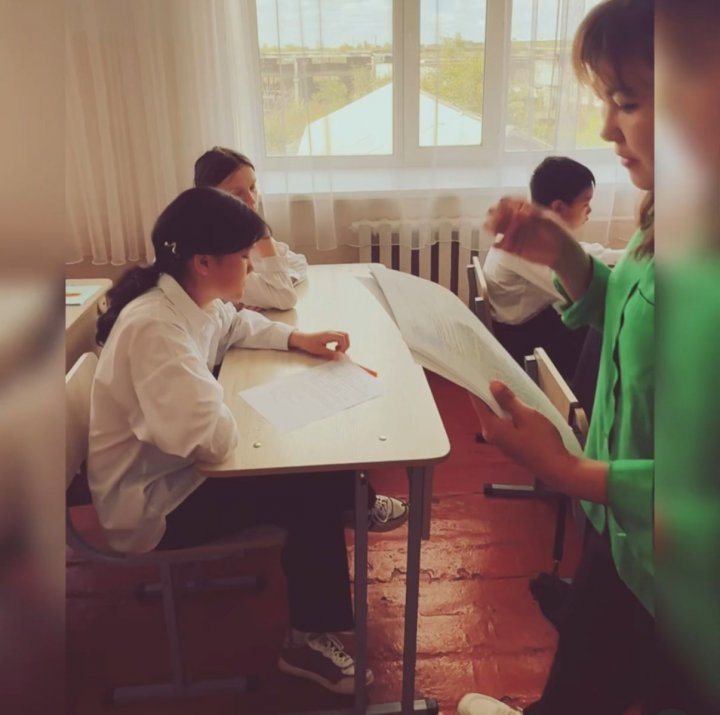 «Қазақ тілі» пәні бойынша аралық аттестаттау емтиханы өтті